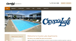 Desktop Screenshot of crystallake-apartments.com
